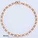 TrendsMax™ Rose Gold Unisex Chain-Link Bracelets - Indigo-Temple