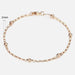TrendsMax™ Rose Gold Unisex Chain-Link Bracelets - Indigo-Temple