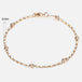 TrendsMax™ Rose Gold Unisex Chain-Link Bracelets - Indigo-Temple
