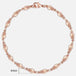 TrendsMax™ Rose Gold Unisex Chain-Link Bracelets - Indigo-Temple