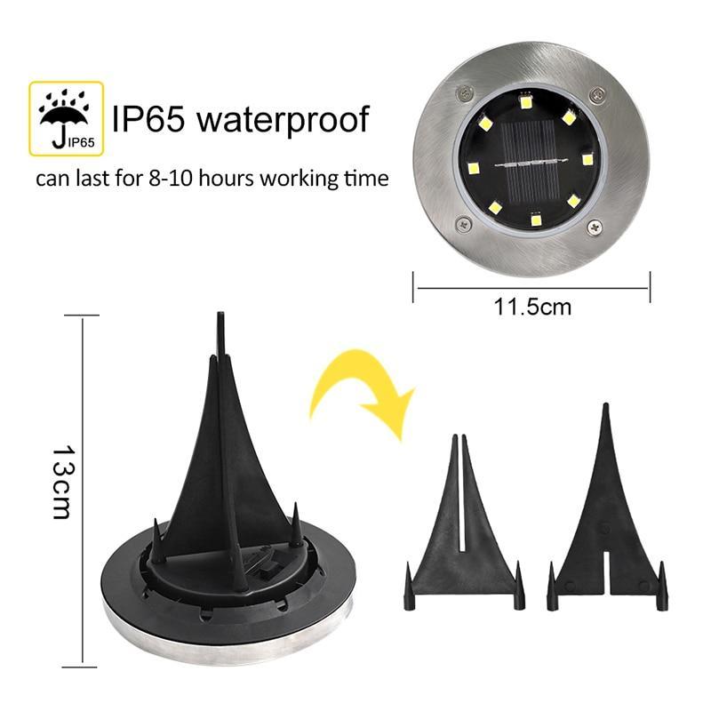 SolarCharge™ Garden Ground Solar powered  Light (2/4/8 pcs set) - Indigo-Temple