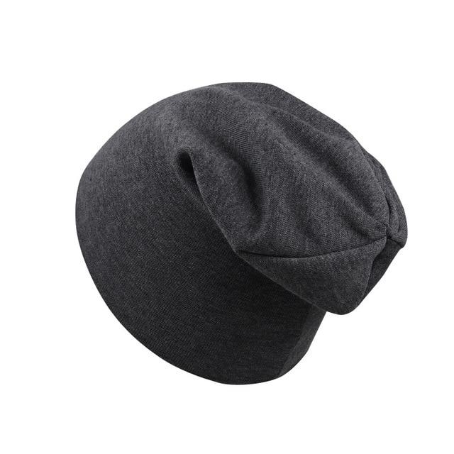 100% Cotton Slouchy Beanie Hat for Babies - Indigo-Temple