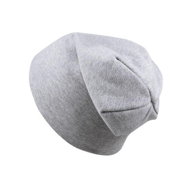 100% Cotton Slouchy Beanie Hat for Babies - Indigo-Temple
