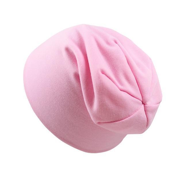 100% Cotton Slouchy Beanie Hat for Babies - Indigo-Temple