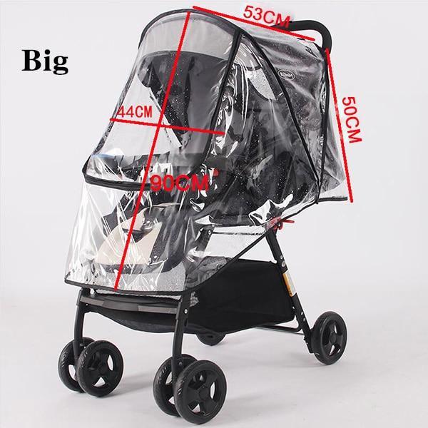 Universal Stroller Windproof And Rainproof Cover - Indigo-Temple