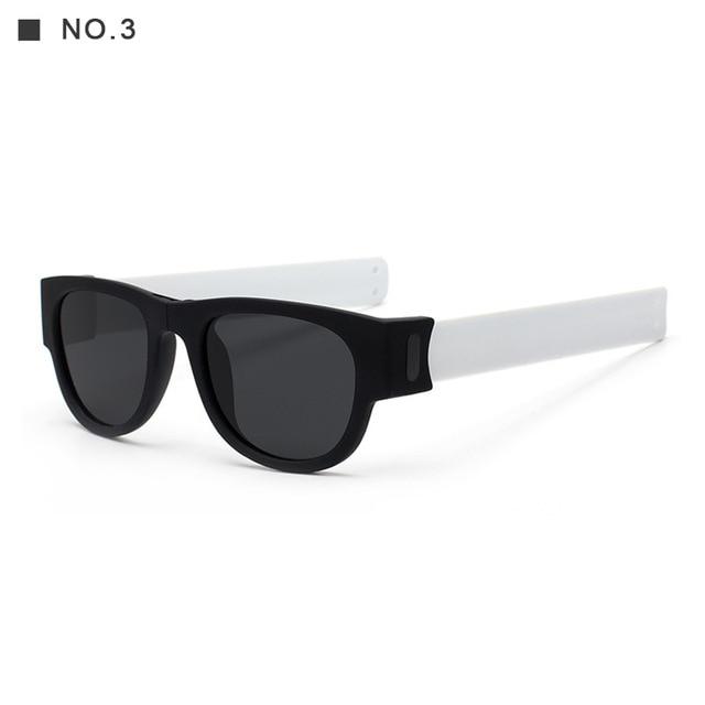 BendiShades™ Snap-Flex Polarized Unisex Sunglasses - Indigo-Temple