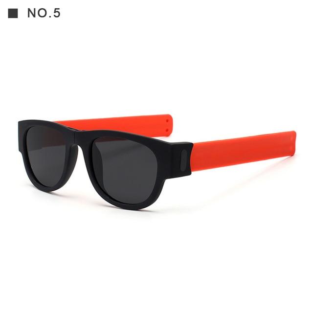 BendiShades™ Snap-Flex Polarized Unisex Sunglasses - Indigo-Temple