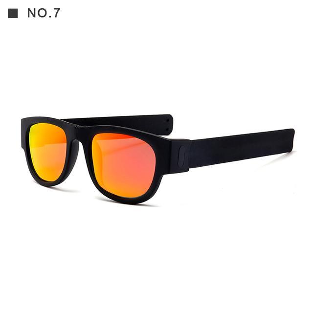 BendiShades™ Snap-Flex Polarized Unisex Sunglasses - Indigo-Temple
