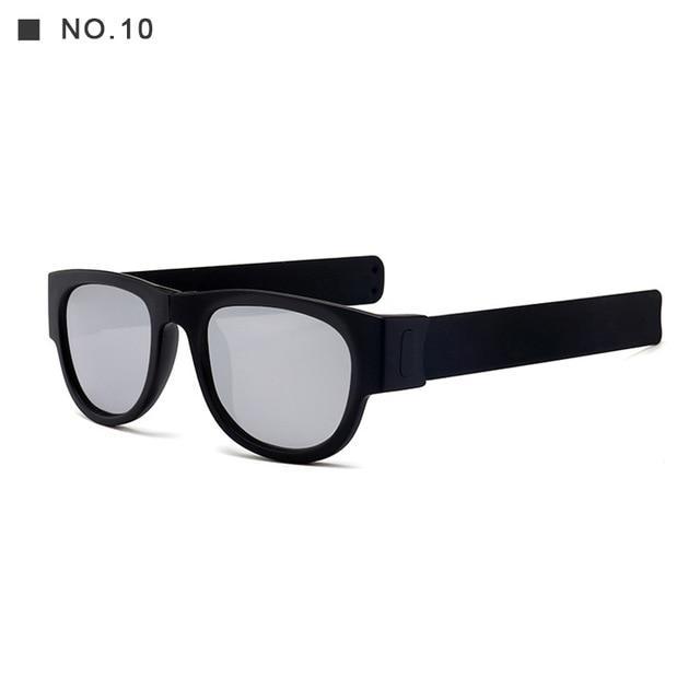 BendiShades™ Snap-Flex Polarized Unisex Sunglasses - Indigo-Temple