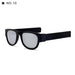 BendiShades™ Snap-Flex Polarized Unisex Sunglasses - Indigo-Temple