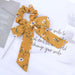 AWAYTR™ Stylish Elastic Hair-Bow Scrunchy - Indigo-Temple