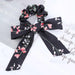 AWAYTR™ Stylish Elastic Hair-Bow Scrunchy - Indigo-Temple