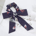 AWAYTR™ Stylish Elastic Hair-Bow Scrunchy - Indigo-Temple