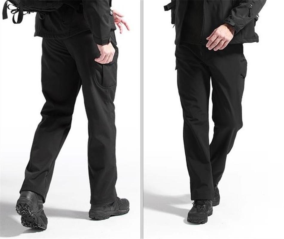 Tactical Soft-shell Waterproof Warm Pants  (8 colors) - Indigo-Temple