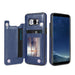 FLIP WALLET CASE FOR  SAMSUNG - Indigo-Temple