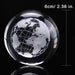 3D Laser-Engraved Decorative Crystal Globe - Indigo-Temple