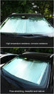 Anti-UV Retractable Windshield Heat Guard - Indigo-Temple