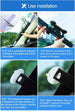 Anti-UV Retractable Windshield Heat Guard - Indigo-Temple