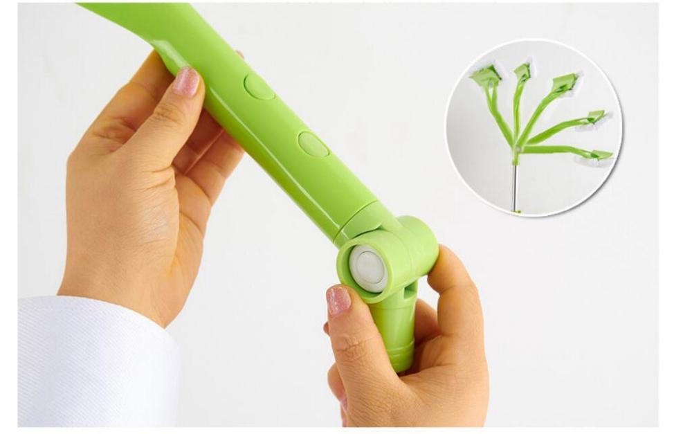 AnyAngle® - Adjustable Telescopic Window Multi Cleaning Mop - Indigo-Temple