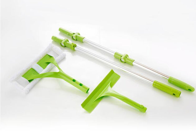 AnyAngle® - Adjustable Telescopic Window Multi Cleaning Mop - Indigo-Temple