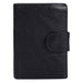 MISFITS™ Vintage Snap-Closure Genuine Leather Wallet - Indigo-Temple