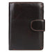 MISFITS™ Vintage Snap-Closure Genuine Leather Wallet - Indigo-Temple