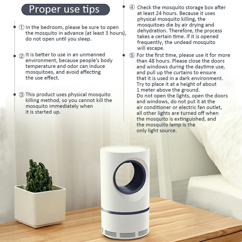 Vortex Suction and UV Mosquito Trap - Indigo-Temple