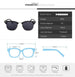YOOSKE™ Polarized Unisex Retro Sunglasses - Indigo-Temple