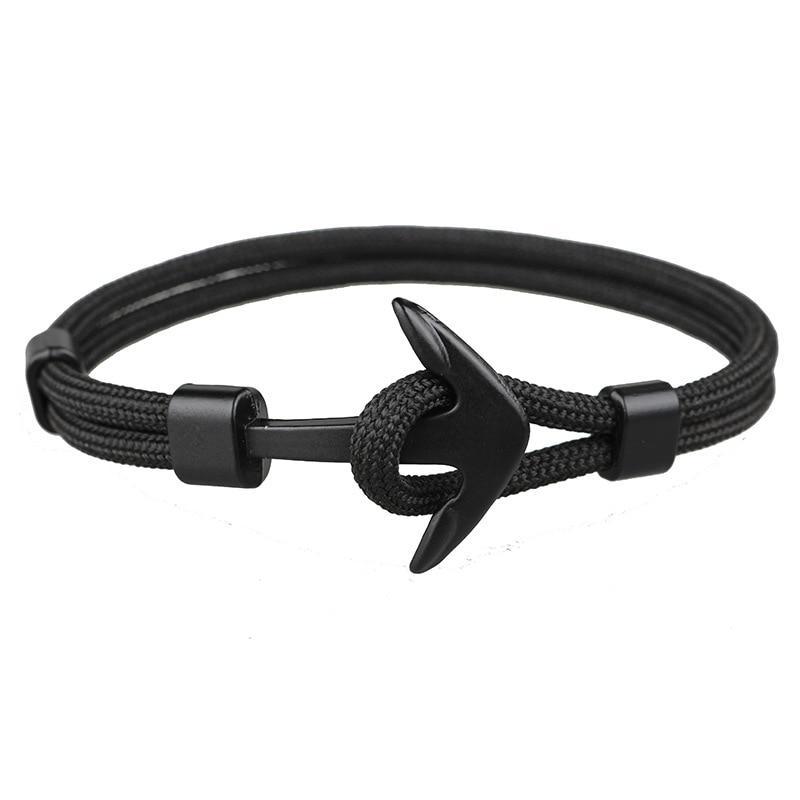 HOMOD™ Nautical Hook Unisex Rope Bracelet - Indigo-Temple