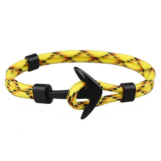 HOMOD™ Nautical Hook Unisex Rope Bracelet - Indigo-Temple