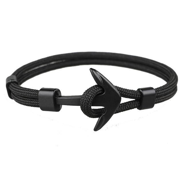 HOMOD™ Nautical Hook Unisex Rope Bracelet - Indigo-Temple