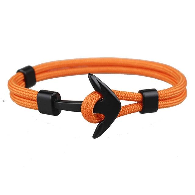 HOMOD™ Nautical Hook Unisex Rope Bracelet - Indigo-Temple