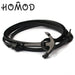 HOMOD™ Nautical Hook Unisex Rope Bracelet - Indigo-Temple