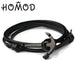 HOMOD™ Nautical Hook Unisex Rope Bracelet - Indigo-Temple