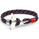 HOMOD™ Nautical Hook Unisex Rope Bracelet - Indigo-Temple
