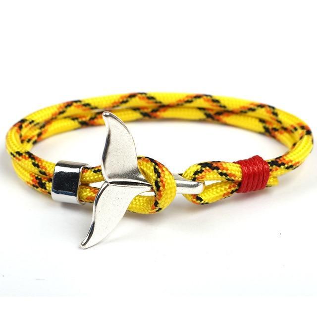 HOMOD™ Nautical Hook Unisex Rope Bracelet - Indigo-Temple