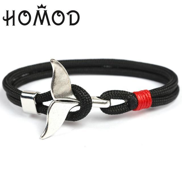 HOMOD™ Nautical Hook Unisex Rope Bracelet - Indigo-Temple