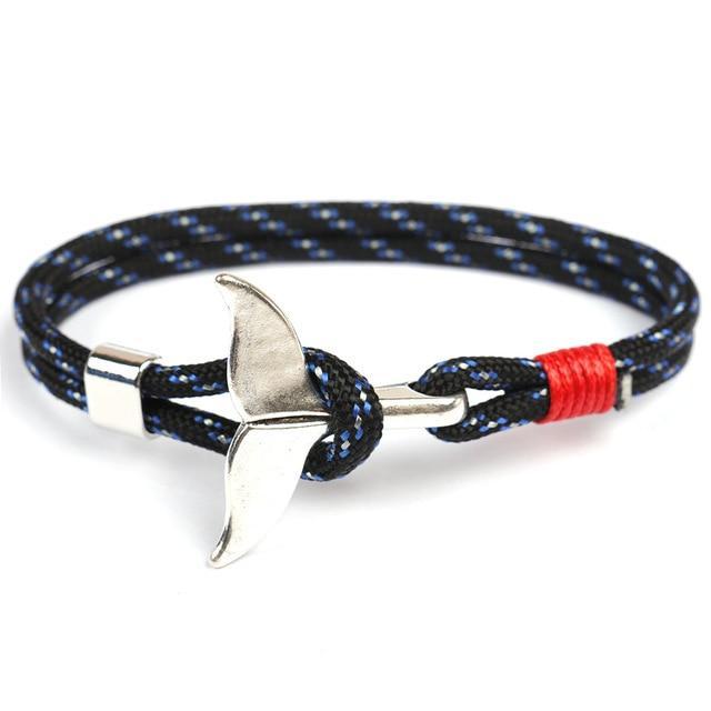 HOMOD™ Nautical Hook Unisex Rope Bracelet - Indigo-Temple