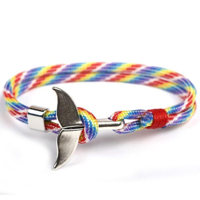 HOMOD™ Nautical Hook Unisex Rope Bracelet - Indigo-Temple