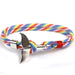 HOMOD™ Nautical Hook Unisex Rope Bracelet - Indigo-Temple
