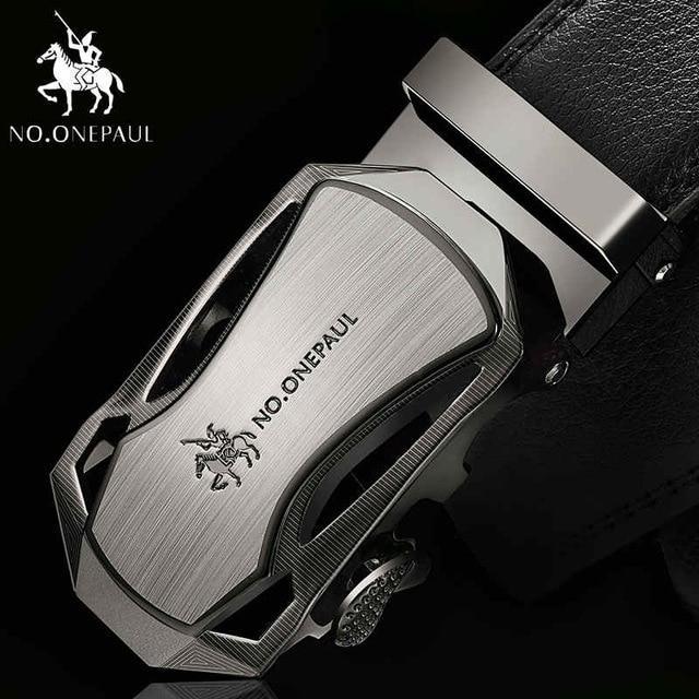 NO.ONEPAUL™ Genuine Leather Formal Fashion Men's Belt - Indigo-Temple