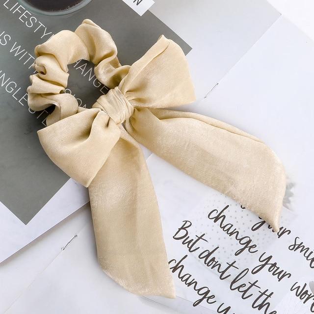 AWAYTR™ Stylish Elastic Hair-Bow Scrunchy - Indigo-Temple