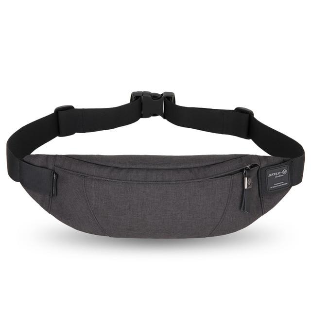 Casual Anti-Theft Fanny Pack - Indigo-Temple