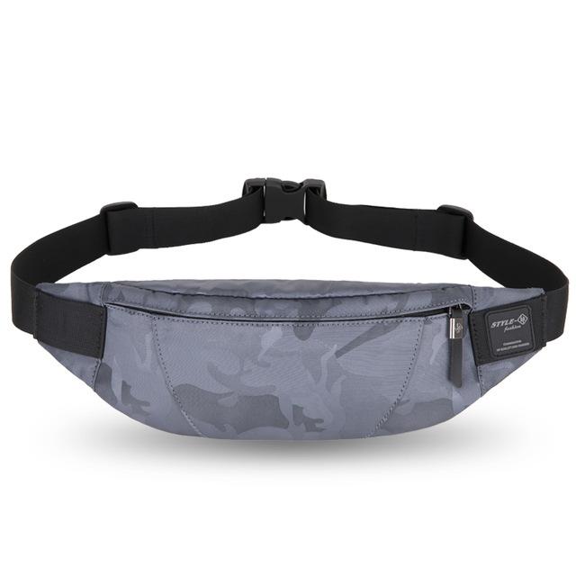 Casual Anti-Theft Fanny Pack - Indigo-Temple