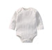 100% cotton Baby Bodysuit With long Sleevs And Turtle Neck - Indigo-Temple