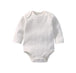 100% cotton Baby Bodysuit With long Sleevs And Turtle Neck - Indigo-Temple