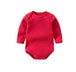 100% cotton Baby Bodysuit With long Sleevs And Turtle Neck - Indigo-Temple