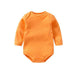 100% cotton Baby Bodysuit With long Sleevs And Turtle Neck - Indigo-Temple
