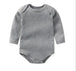 100% cotton Baby Bodysuit With long Sleevs And Turtle Neck - Indigo-Temple