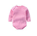 100% cotton Baby Bodysuit With long Sleevs And Turtle Neck - Indigo-Temple
